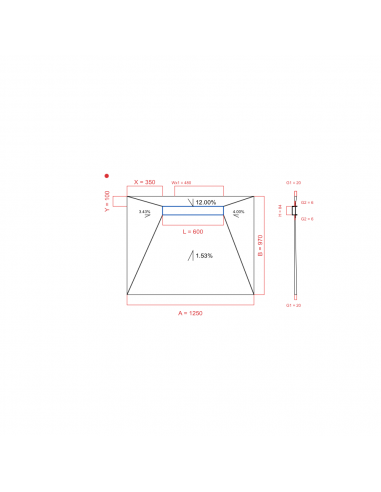 Showerlay Wiper 4 Way 1250 X 970 Mm. . . 