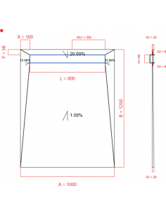 Showerlay Wiper 4 Way 1000. . . 