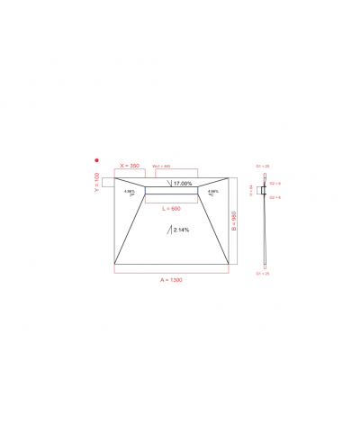 Showerlay Wiper 4 Way 1300 X 980 Mm. . . 