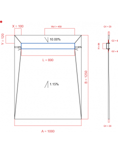 Showerlay Wiper 4 Way 1000. . . 