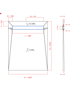 Showerlay Wiper 4 Way 1000. . . 