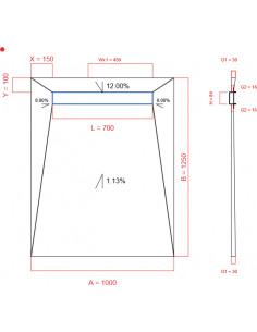 Showerlay Wiper 4 Way 1000. . . 