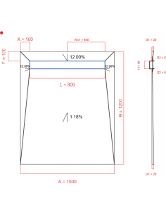 Showerlay Wiper 4 Way 1000. . . 