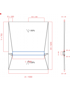 Showerlay Wiper 4 Way 1000. . . 