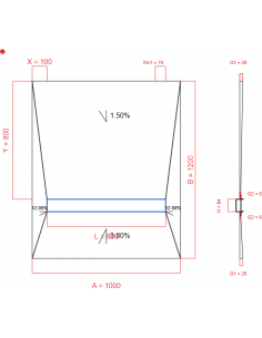 Showerlay Wiper 4 Way 1000. . . 