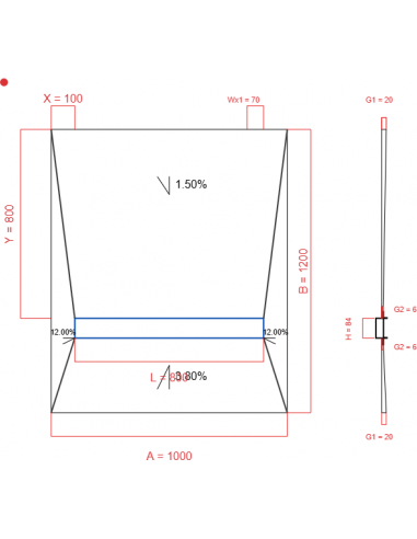 Showerlay Wiper 4 Way 1000 X 1200 Mm. . . 