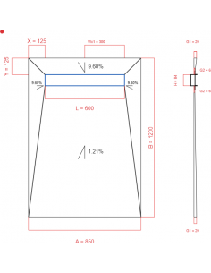 Showerlay Wiper 4 Way 850 X. . . 