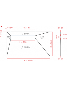 Showerlay Wiper 4 Way 1600. . . 