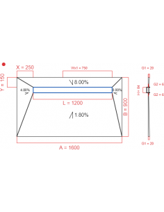 Showerlay Wiper 4 Way 1600. . . 