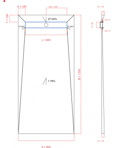 Showerlay Wiper 4 Way 800 X. . . 