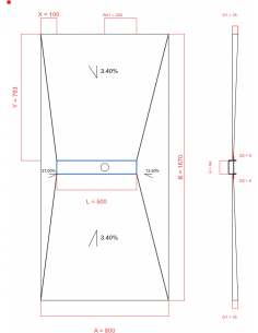 Showerlay Wiper 4 Way 800 X. . . 