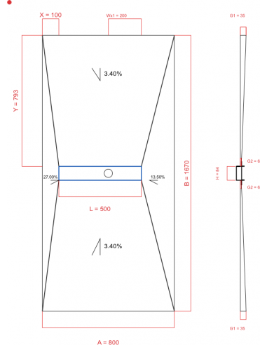 Showerlay Wiper 4 Way 800 X 1670 Mm. . . 