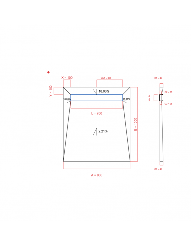 Showerlay Wiper 4 Way 900 X 1000 Mm. . . 