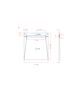 Showerlay Wiper 4 Way 900 X. . . 