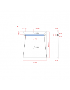 Showerlay Wiper 4 Way 900 X. . . 