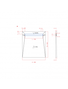 Showerlay Wiper 4 Way 900 X. . . 