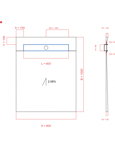 Resinbase Wiper 1 Way 800 X 1000 Mm. . . 