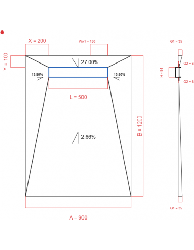 Showerlay Wiper 4 Way 900 X 1200 Mm. . . 