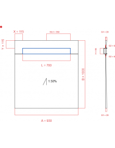 Showerlay Wiper 1 Way 930 X. . . 