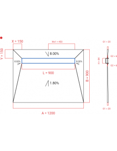 Showerlay Wiper 4 Way 1200. . . 