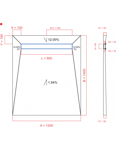 Laybase Wiper 4 Way 1200 X 1400 Mm. . . 