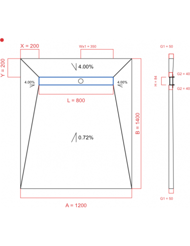 Showerlay Wiper 4 Way 1200 X 1400 Mm. . . 