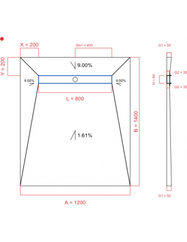 Showerlay Wiper 4 Way 1200 X 1400 Mm. . . 