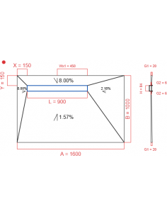 Showerlay Wiper 4 Way 1600. . . 