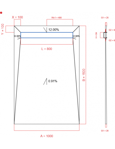 Showerlay Wiper 4 Way 1000 X 1500 Mm. . . 