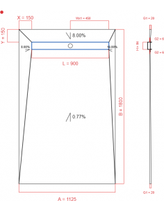 Showerlay Wiper 4 Way 1125. . . 
