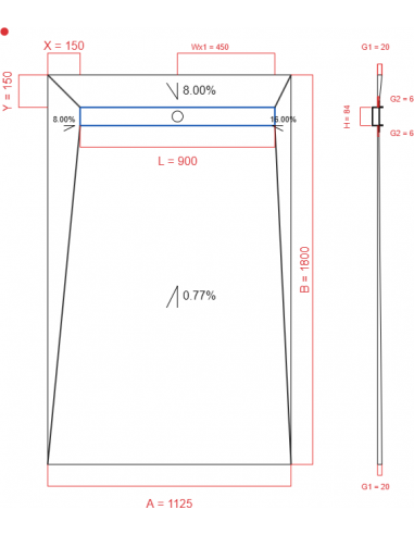 Showerlay Wiper 4 Way 1125 X 1800 Mm. . . 
