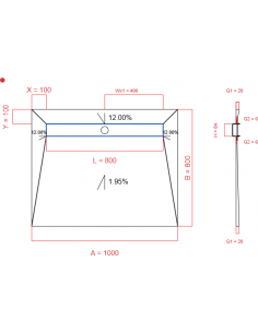 Showerlay Wiper 4 Way 1000. . . 