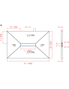 Showerlay Wiper 4 Way 1400. . . 