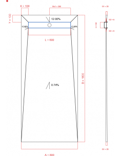 Showerlay Wiper 4 Way 800 X. . . 