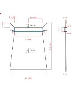 Showerlay Wiper 4 Way 800 X. . . 