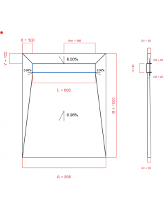 Showerlay Wiper 4 Way 800 X. . . 