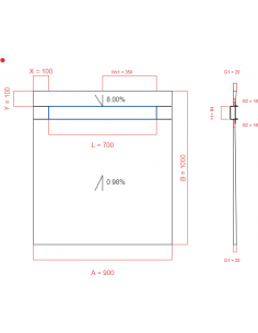 Showerlay Wiper 2 Way 900 X. . . 