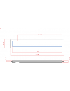 Duschrinne Wiper 800 Mm. . . 