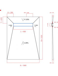 Showerlay Wiper 4 Way 1000. . . 