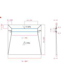 Showerlay Wiper 4 Way 900 X. . . 