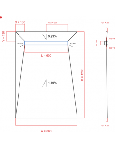 Showerlay Wiper 4 Way 860 X. . . 