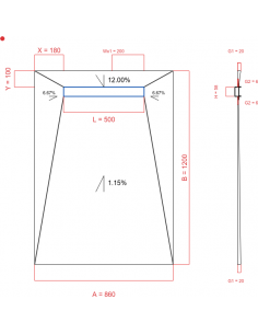 Showerlay Wiper 4 Way 860 X. . . 