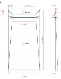 Showerlay Wiper 4 Way 800 X. . . 