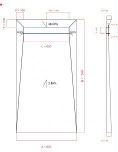 Showerlay Wiper 4 Way 800 X. . . 