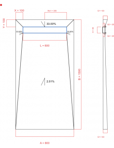Showerlay Wiper 4 Way 800 X. . . 