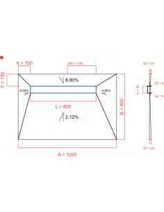Showerlay Wiper 4 Way 1200. . . 