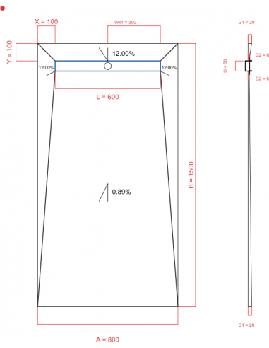 Showerlay Wiper 4 Way 800 X 1500 Mm. . . 
