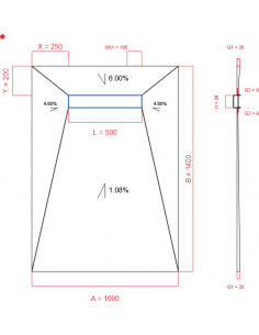 Showerlay Wiper 4 Way 1000. . . 