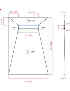 Showerlay Wiper 4 Way 1000. . . 