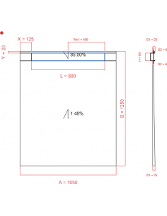Showerlay Wiper 2 Way 1050. . . 